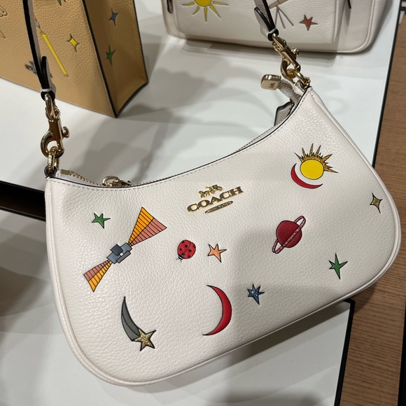 New Coach X Observed By Us Teri Shoulder Bag In Leather With Print - Picture 4 of 9